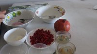 دسر بشکل انار- آشپزی از اینجا تا آنجا  Pomegranate Dessert