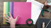 How To Make A Paper Peony With Frosted Paper
