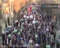 تجمع مردم کاشان 10 دی 96