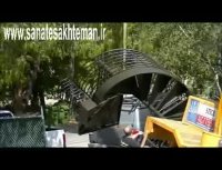 مراحل نصب پله گرد فلزی