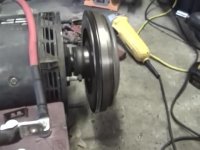 Electric Motor connected to clutch