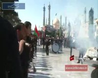 عزاداری تاسوعای حسینی در حرم حضرت معصومه(س)