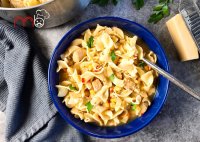 آموزش آشپزی طرز تهیه نودل مرغ و سبزیجات (میرزاشف)