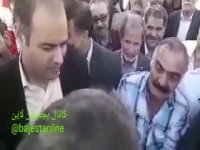 نگاه از بالا به پایین و متکبرانه وزیر بهداشت ، قاضی زاده هاشمی