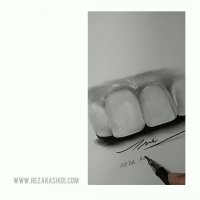 طراحی چهره / اجزای صورت  / دندان