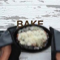 سیب زمینی تنوری با پنیر و جعفری