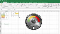 اموزش Gauge (نمودار عقربه ای ) اکسل