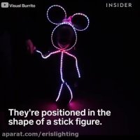 ریسه اس ام دی در لباس نورپردازی جالب لباس