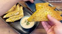 طرز تهیه سمبوسه ترد بدون نیاز به روغن با نواب ابراهیمی
