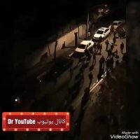 لحظه ى زیر گرفتن نیروى انتظامى توسط مینى بوس دروایش گنابادى