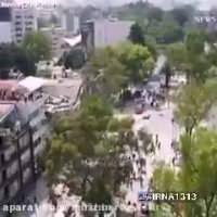 تصاویر پهپادی از خسارت های زلزله 7.1 ریشتری دیشب مکزیک