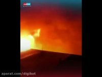 آتش سوزی مهیب در بازار بزرگ و تاریخی تبریز
