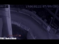 دوربین مدار بسته یک خانه صحنه ای وحشتناک ضبط کرد18+