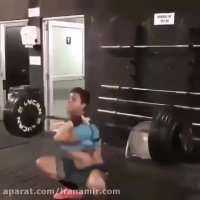 کارش حرف نداره ! #وزنه_برداری