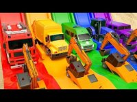 کارتون ماشین های رنگی : ماشین های غول پیکر ساخت و ساز