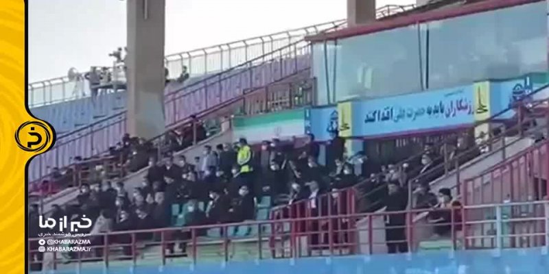 حضور عجیب هواداران در ورزشگاه علیرغم پروتکل‌های بهداشتی