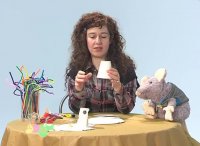 کاردستی حیوانات برای کودکان -گرگ