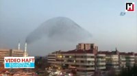 رقص جمعی پرندگان در آسمان قونیه