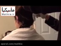آموزش كراتین كردن مو با صدف 1