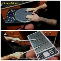 بداهه نوازی با پرکاشن های الکتریک توسط حسن مهدوی