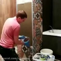 کاشی تراورتن (Travertine tile)