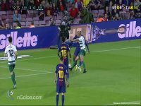 گل اول بارسلونا به ایبار