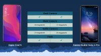 مقایسه فنی گوشی  شیائومی نوت 6 پرو  و   اوپو فایند ایکس