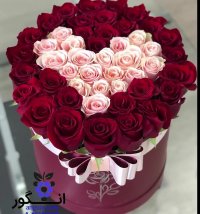 خرید آنلاین باکس گل شکل قلب با قیمت مناسب