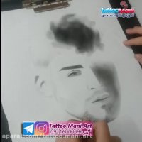 طراحی تتوی یکی از هنرجویان عزیز از رشت