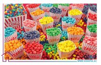 پاپ کرن رنگی برای شب یلدا