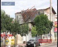 خسارت طوفان در مازندران