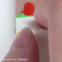 آموزش طراحی ناخن:: دیزاین ناخن خوشرنگ