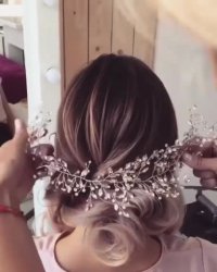 شنیون مخصوص عروسی و جشن