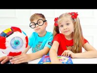 دیانا و روما قسمت جدید : دیانا به روما راه های مراقبت از چشم را یاد می دهد