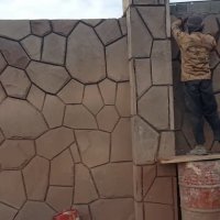 اجرای سنگ لاشه اجرای سنگ مالون نمای دیوار 09124026545