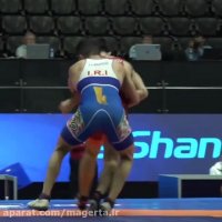 فن استثنایی کشتی امیرحسین مقصودی، آزادکار ایرانی در مسابقات جوانان جهان