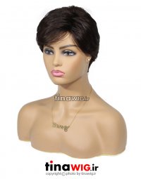 کلاه گیس زنانه طبیعی کرنلی با موی انسان (هیرپیس پوستیژ ویگ) مسیر زیبایی