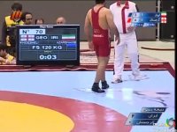 پیروزی زیبا آذرشکیب در برابر گرجستان