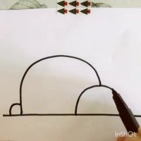 آموزش نقاشی کودک خرس کوچولو