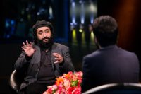 پشت صحنه ویژه برنامه هیئت آنلاین با حضور مهدی زنگنه شاعر آئینی