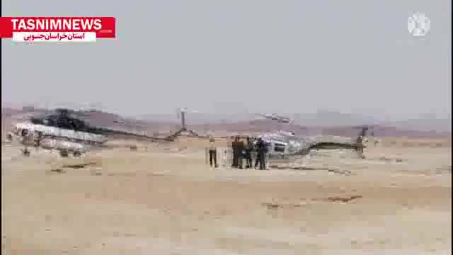 بازدید وزیر کشور از محل حادثه خروج قطار از ریل