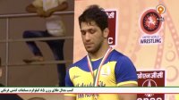 اهدای مدال طلای حسین نوری در کشتی فرنگی آسیا