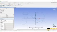 فرمان چهار گوش گرد Oval ، دایره Circle و بیضی Ellipse و Spline در محیط طراحی مدل انسیس 18.2 (Ansys Design