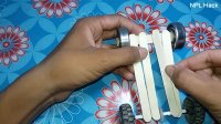 How to make a Battery Powered Toy Mini Electric Motor Car on Bearings   - DC Motor