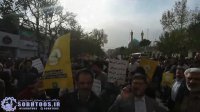 راهپیمایی مردم مشهد در محکومیت سخنان رئیس جمهور آمریکا