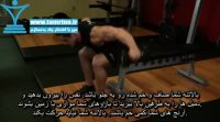 آموزش حرکت بالا آوردن دمبل نشسته خم Seated Bent-Over Rear Delt Raise