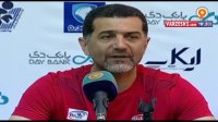 کنفرانس خبری مربیان بعد از بازی پیکان تهران-کاله مازندران