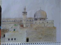 نقاشی من از مسجد الأقصی