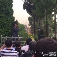 اجرای محمد معتمدی در مراسم تشییع "بزرگ لشکری"