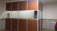 پارتیشن شش میل کلاف الومینیوم با شیشه 09126852502